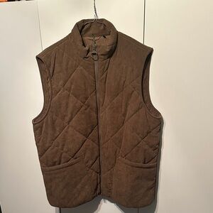 Barbour Quilted Brown Vest for Men